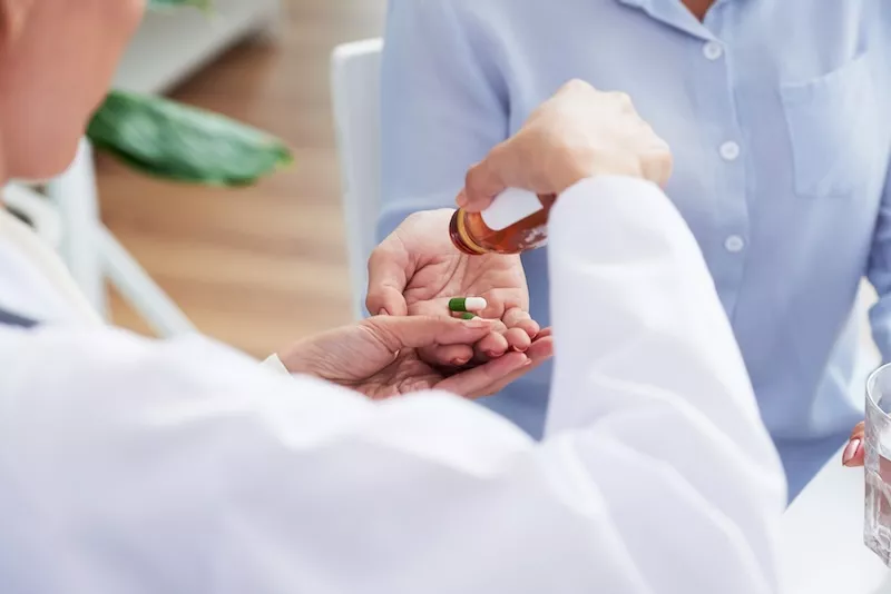 Pharmacist consultation with a patient
