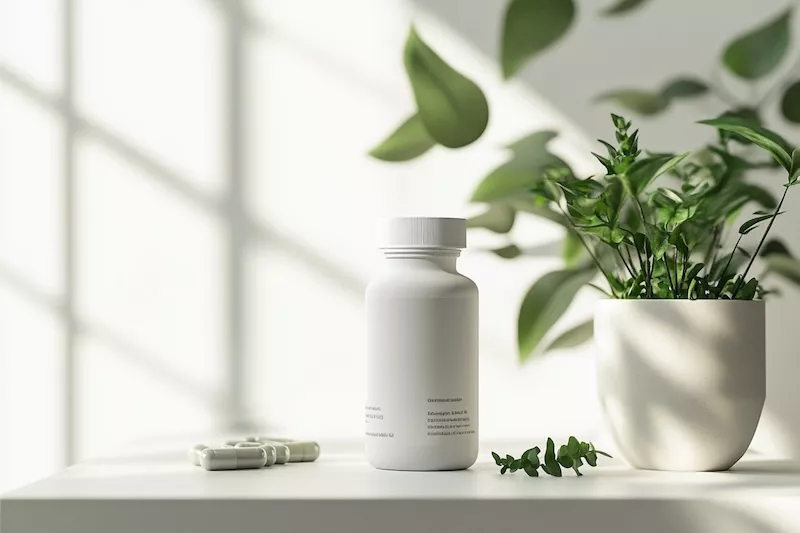 Supplement products near a plant