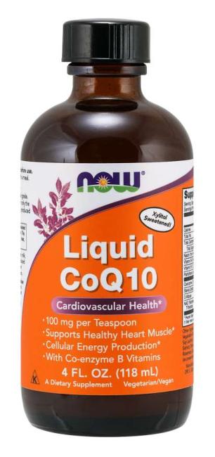 Now Liquid CoQ10 Orange Flavor (4oz)