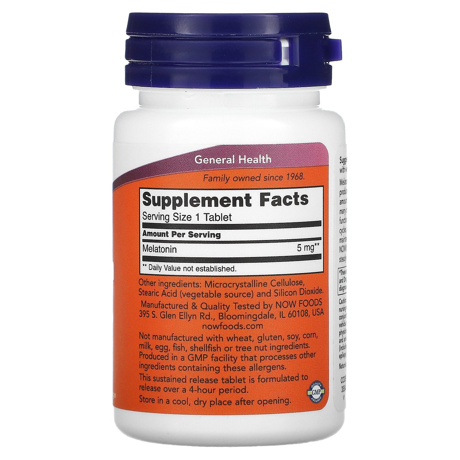 Now Melatonin 5mg 60ct - Image 2