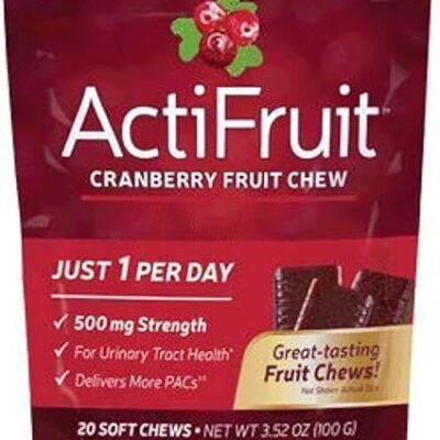ActiFruit Cranberry Chews 20s