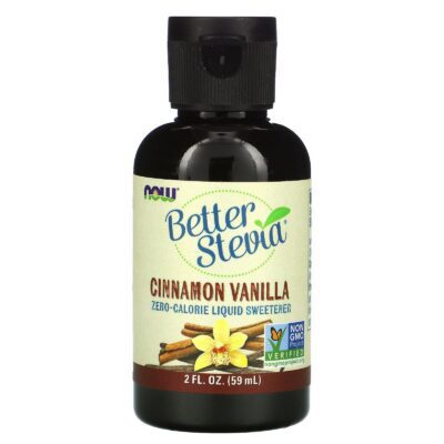 Now BetterStevia Liquid Cinnamon Vanilla 2oz