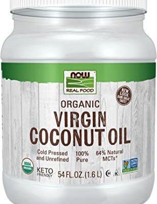 Now Organic Virgin Coconut Oil 54 oz **SPECIAL ORDER/DELAYED SHIPPING**