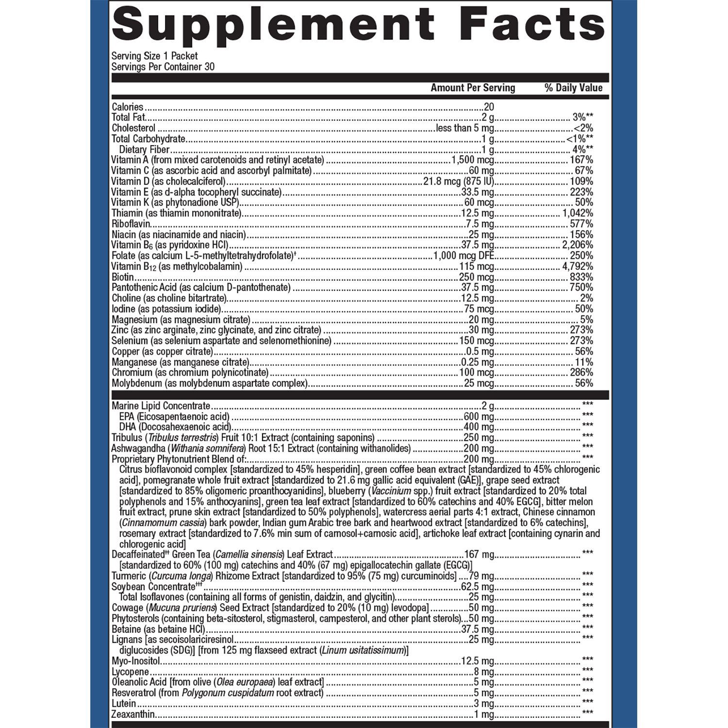 Wellness Essentials Men's Vitality 30 packets - Image 2