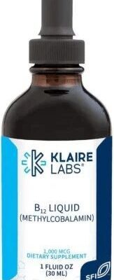 B12 Liquid (Methylcobalamin) 1,000mcg 1oz.
