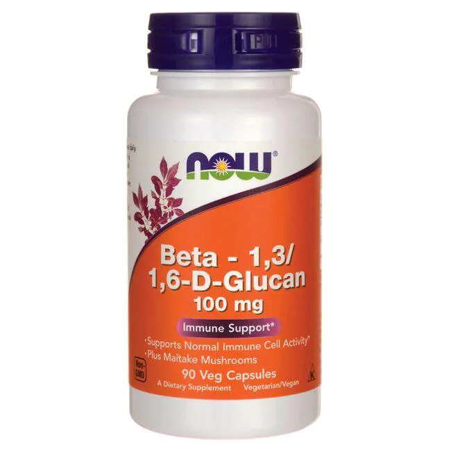 Now Beta - 1,3/1,6-D-Glucan 100mg 90ct