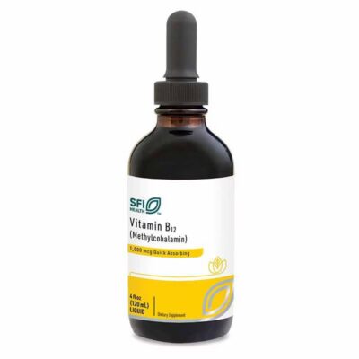B12 Liquid (Methylcobalamin) 5,000mcg 4oz.