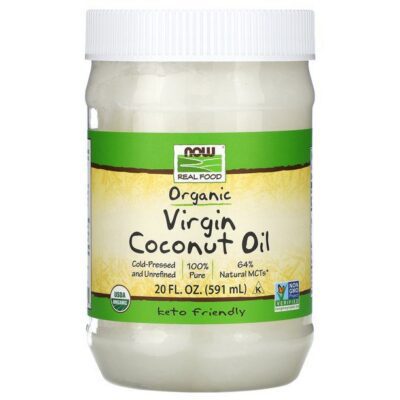 Now Organic Virgin Coconut Oil (20oz)