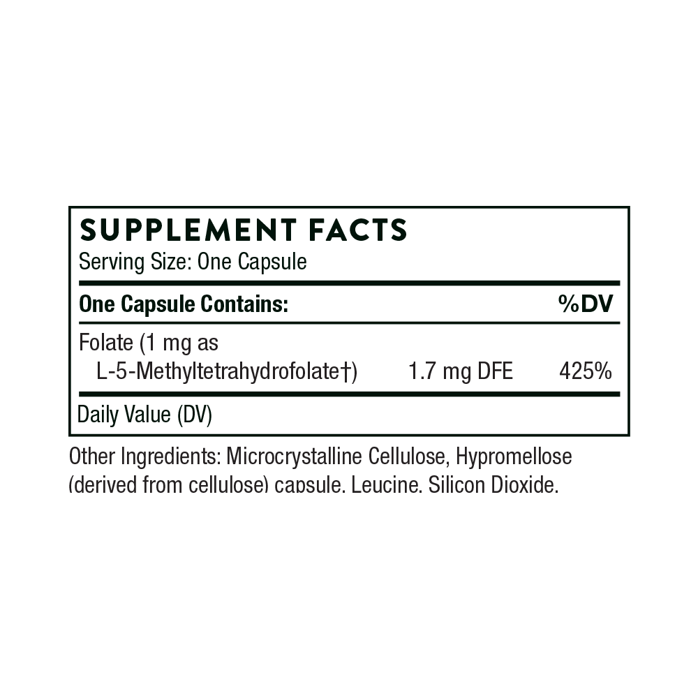 5-MTHF 1mg 60ct - Image 2