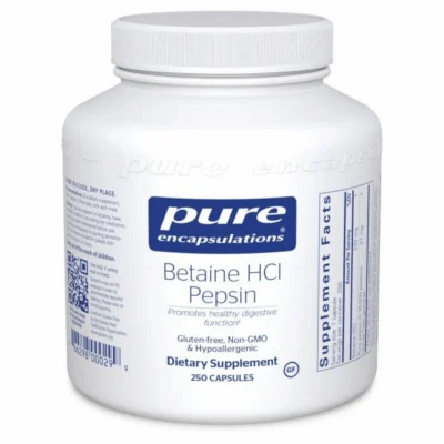 Betaine HCl Pepsin 250ct