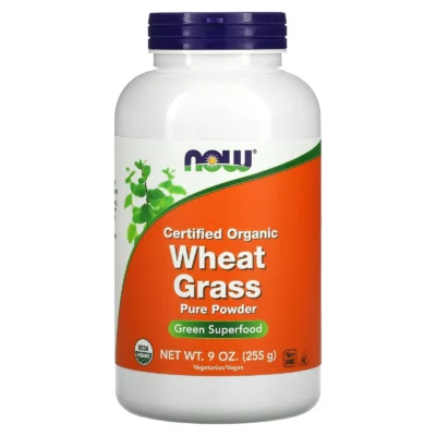 Now Wheat Grass Powder (Organic) 9oz **SPECIAL ORDER/DELAYED SHIPPING**