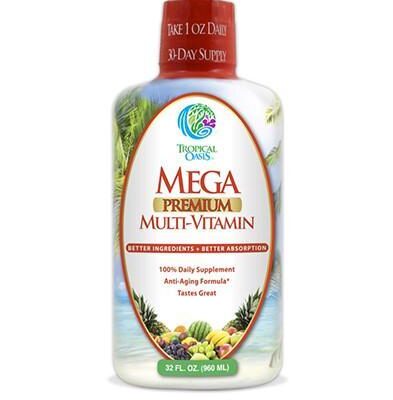Tropical Oasis Mega Premium Multi-Vitamin (32oz)