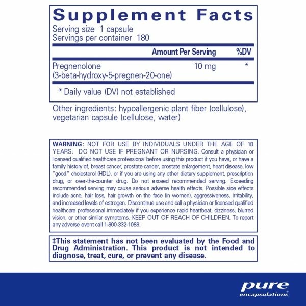 Pregnenolone 10mg 180ct - Image 2