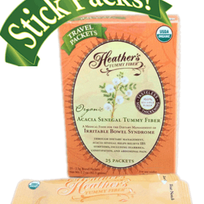 Heather's Organic Acacia Senegal Tummy Fiber 25ct